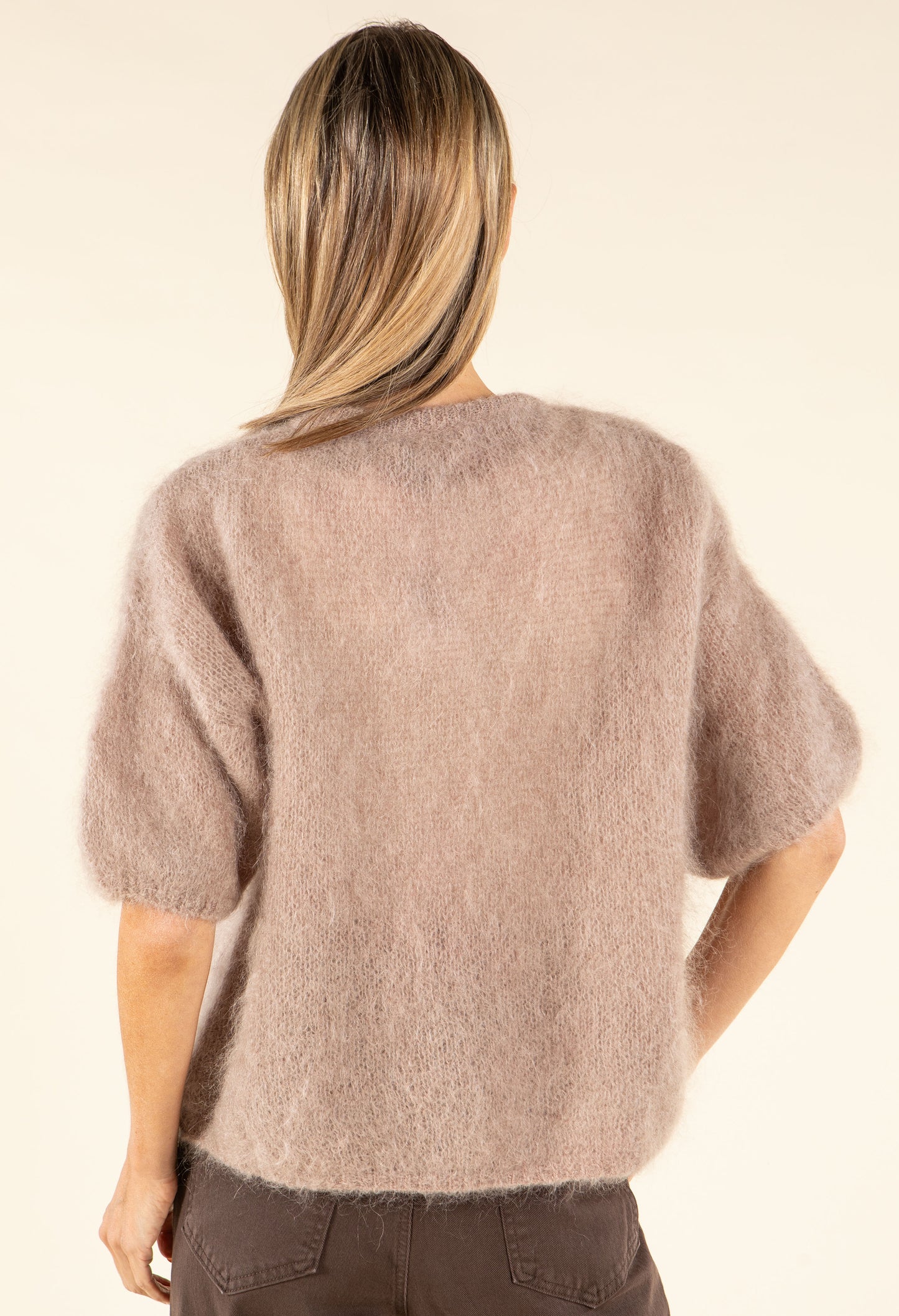 Starfish Fluffy Short Sleeve Knit