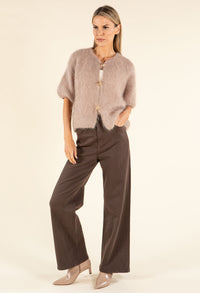 Starfish Fluffy Short Sleeve Knit