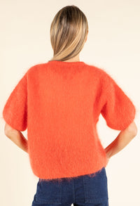 Starfish Fluffy Short Sleeve Knit