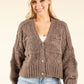 Diamante Buttoned Cardigan