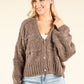 Diamante Buttoned Cardigan