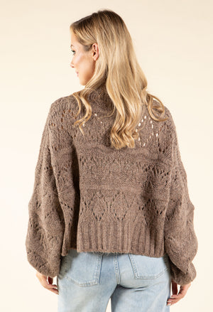 Diamante Buttoned Cardigan