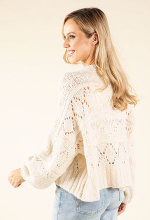 Diamante Buttoned Cardigan