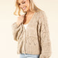 Diamante Buttoned Cardigan