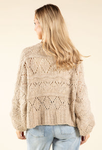Diamante Buttoned Cardigan