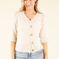 Round Neck Buttoned Knit