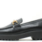 Soft Gold Buckled Loafer