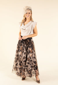 Leopard Tulle Skirt