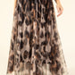 Leopard Tulle Skirt