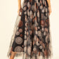Cocoa Dots Tulle Skirt
