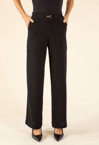 Gold Detail Crinkle Trousers