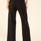 Gold Detail Crinkle Trousers