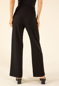 Gold Detail Crinkle Trousers