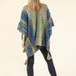 Vintage Design Knit Pocho