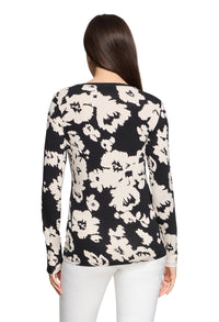 Floral Print Basic Top