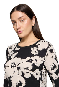 Floral Print Basic Top