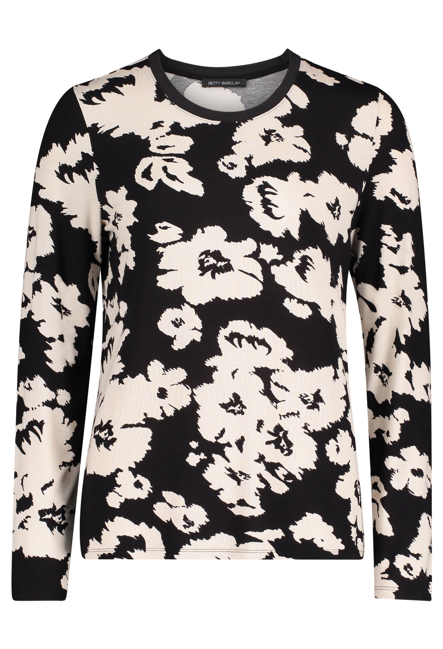 Floral Print Basic Top