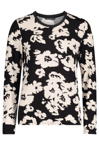 Floral Print Basic Top