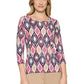 Geometric Print Top