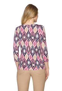 Geometric Print Top