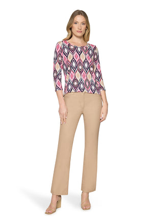 Geometric Print Top