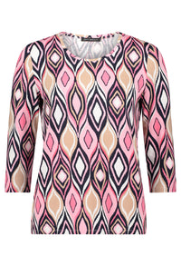 Geometric Print Top