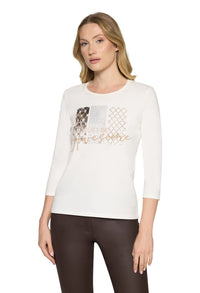 Gold Foil Detail Top