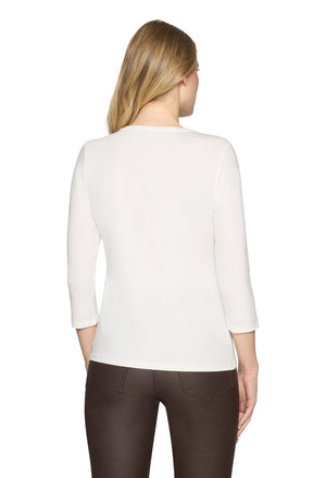 Gold Foil Detail Top