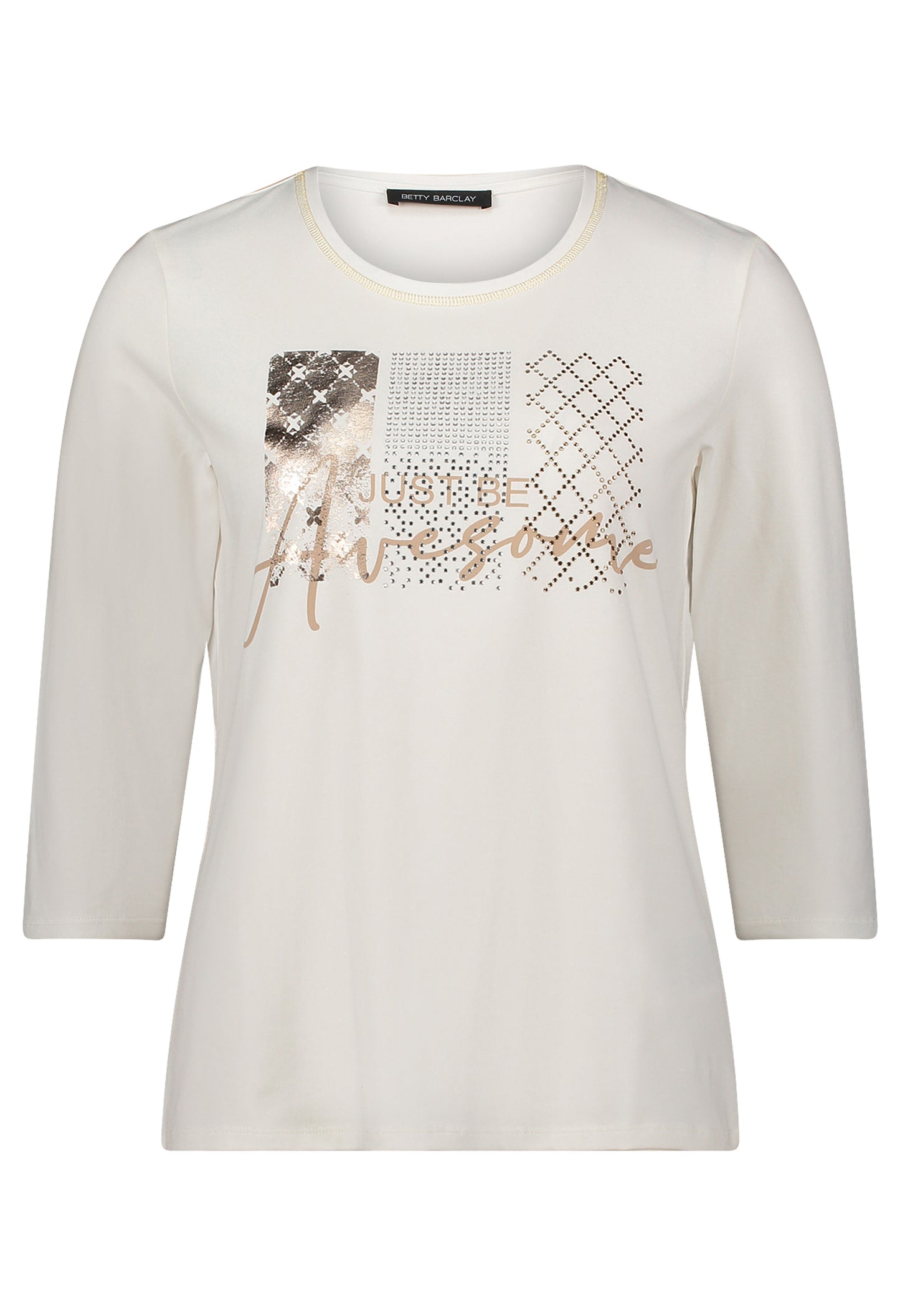 Gold Foil Detail Top