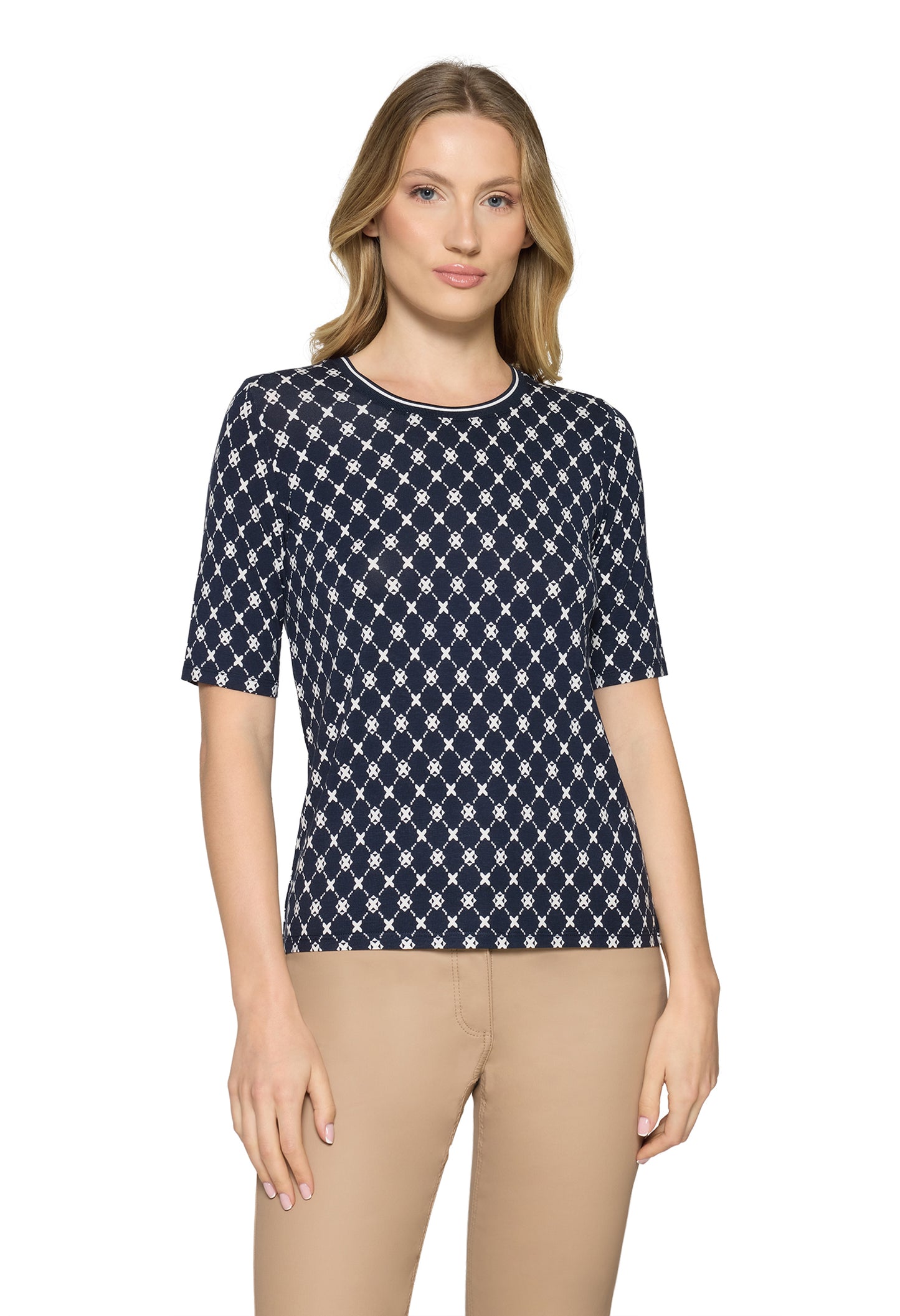 Geometric Print Top