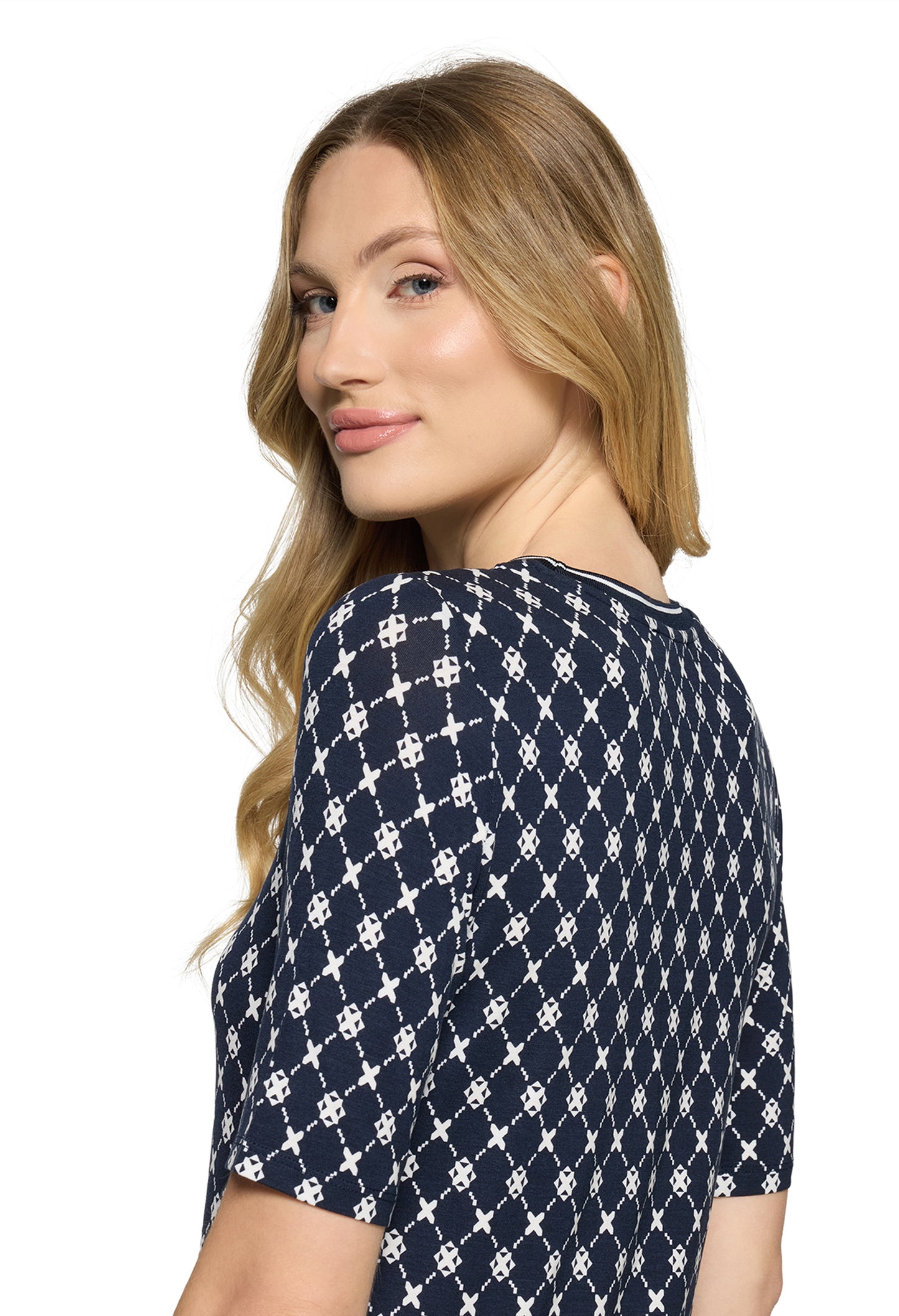 Geometric Print Top