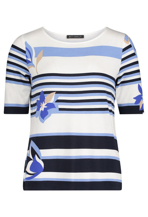 Striped Short Sleeve Top
