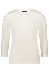 Textured 3/4 Sleeve Top