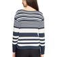 Striped Jumper With Embellished Lettering