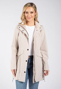 Detachable Hood Rain Coat