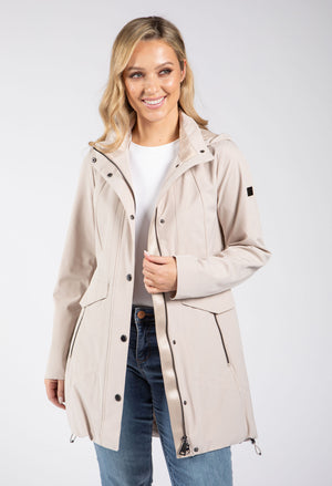 Detachable Hood Rain Coat