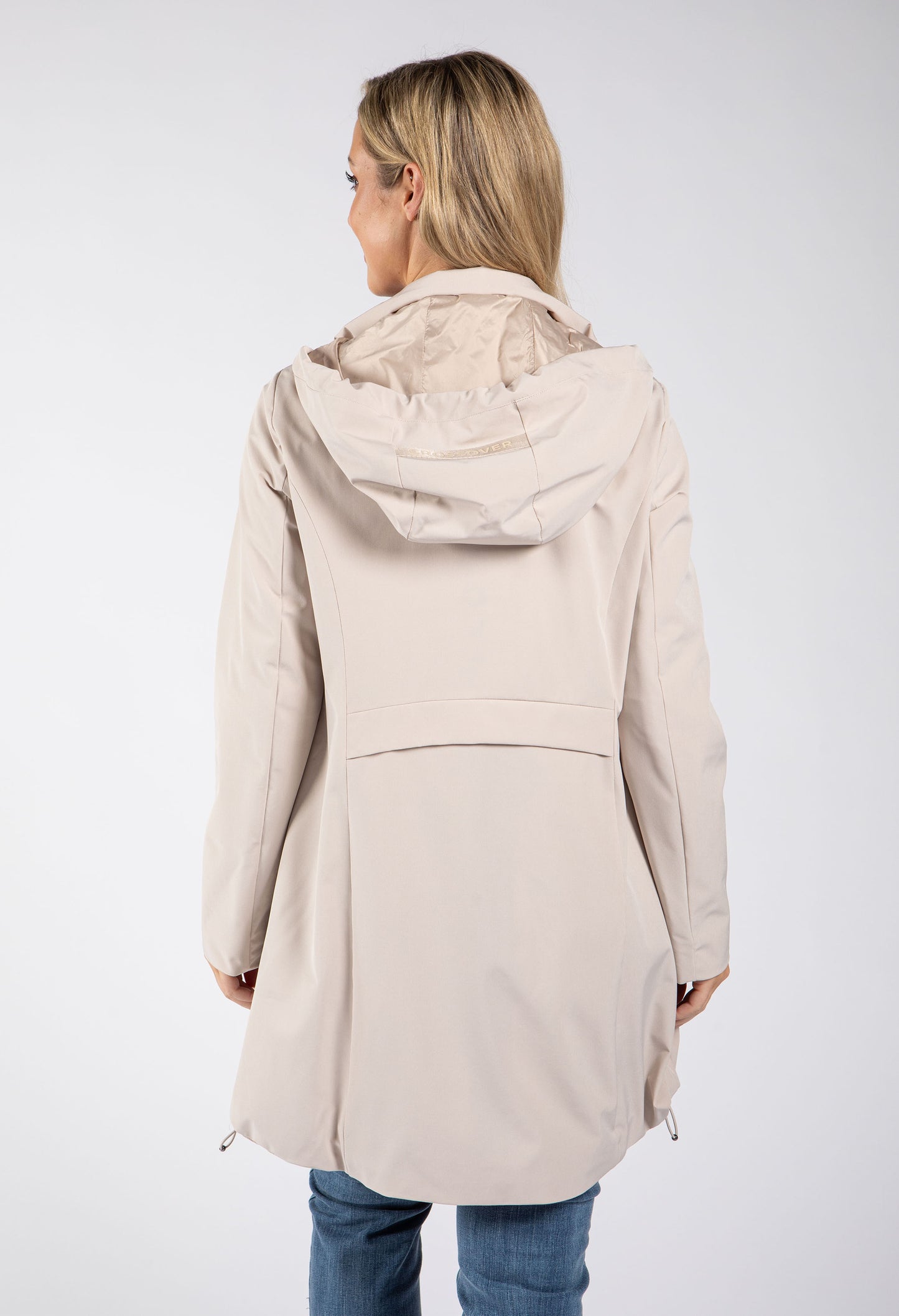 Detachable Hood Rain Coat