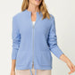 Zip-Up Knit Cardigan