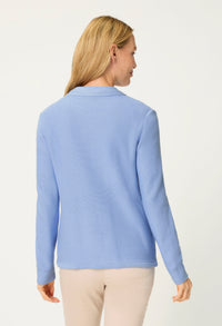 Zip-Up Knit Cardigan