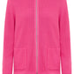 Zip-Up Knit Cardigan