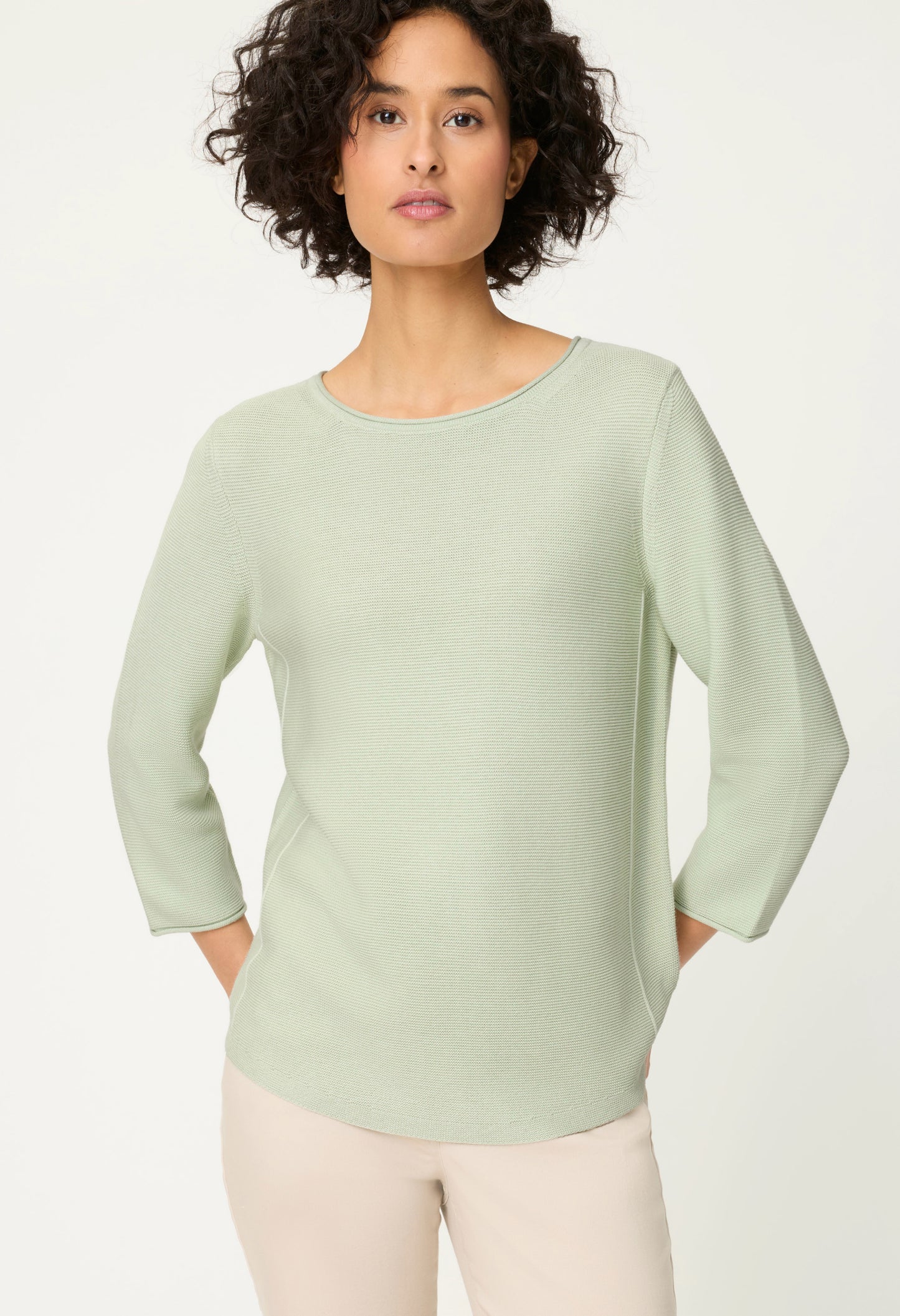 3/4 Sleeve Knit Jumper