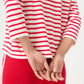 Striped Raglan Sleeve Jumper
