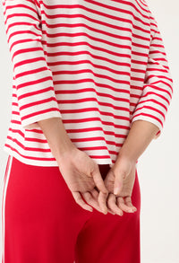 Striped Raglan Sleeve Jumper