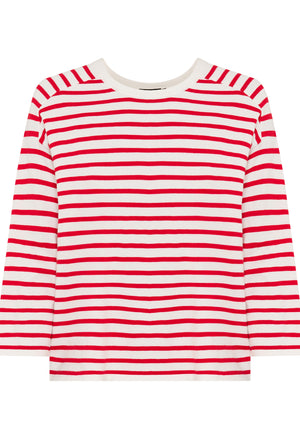 Striped Raglan Sleeve Jumper