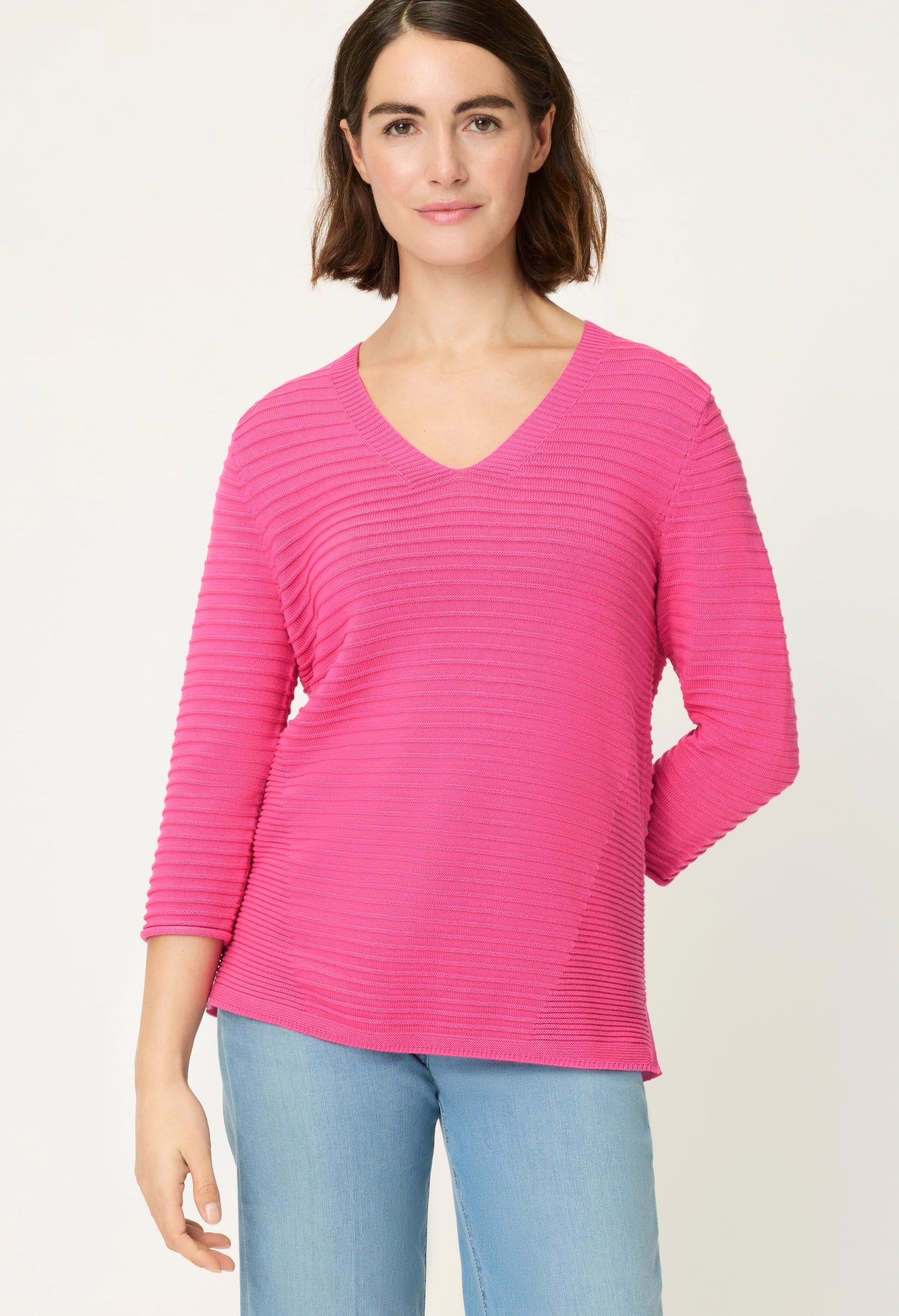 V-Neck Knit Jumper