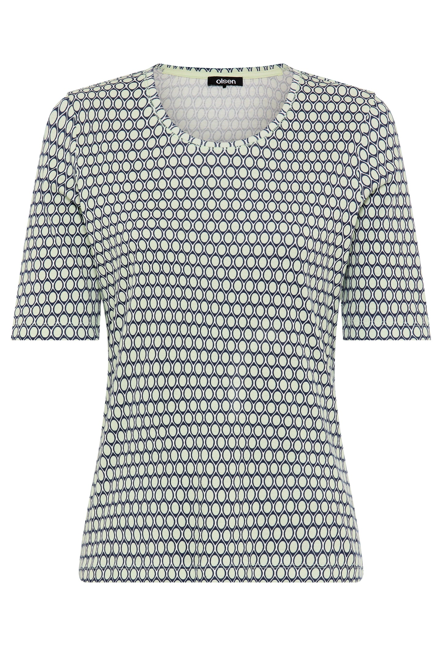 Honeycomb Print T-Shirt