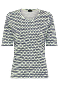 Honeycomb Print T-Shirt