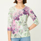 Orchid Print Top