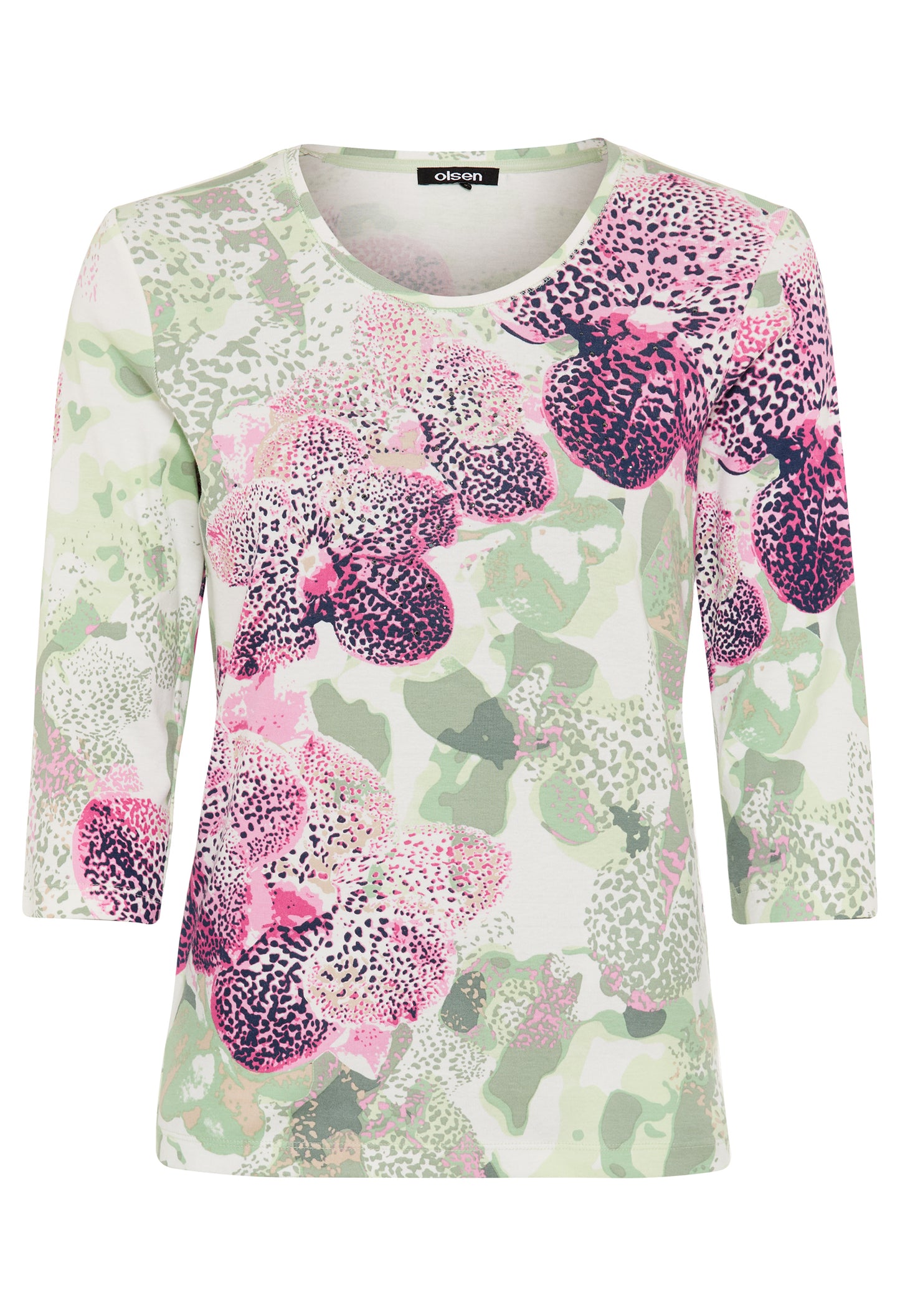 Orchid Print Top