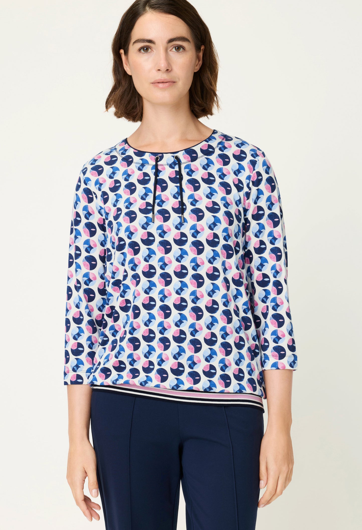 Geometric Print Top